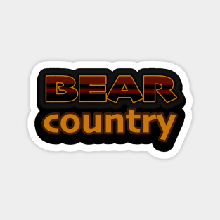 Bear Country Graphic Magnet