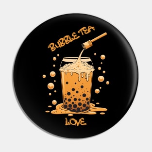 Bubble Tea Love Pin