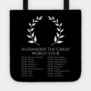 History Of Ancient Greece Alexander The Great World Tour Tote