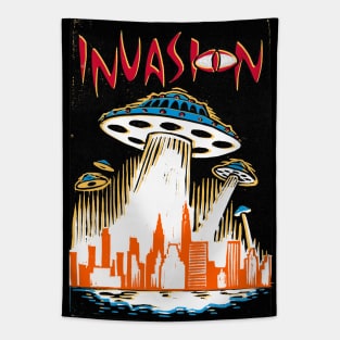 Invasion - New York City Tapestry