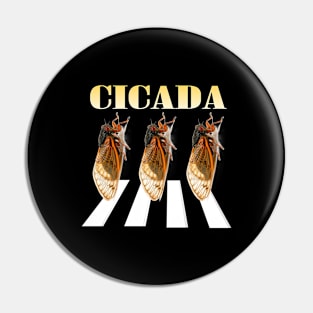 Cicada Brood XIX funny album Pin