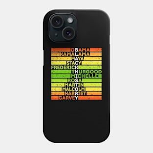 Black History Month Awareness Proud African American Phone Case