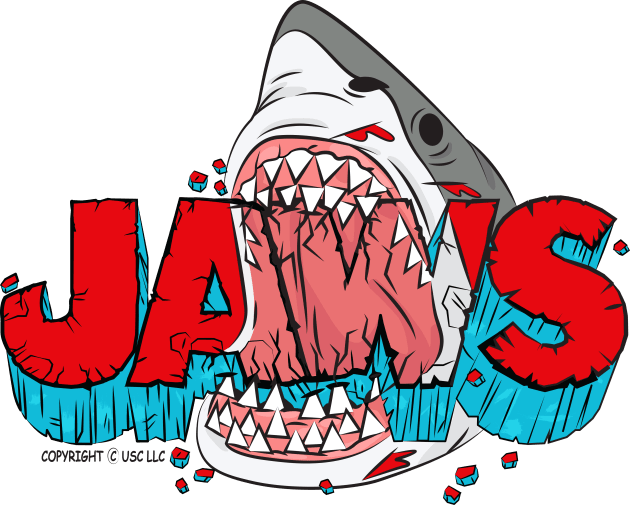 JAWS: The Big Bite Kids T-Shirt by DeepDiveThreads