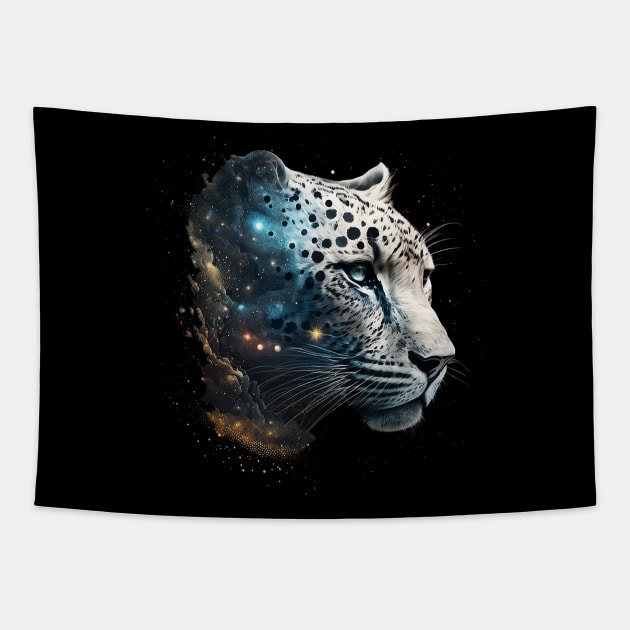 leopard Tapestry by a cat cooking