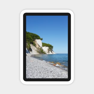 Chalk coast, chalk cliffs, Ruegen Island, Mecklenburg-Western Pomerania, Germany Magnet