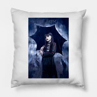 Wednesday Addams Series Cover Recreated 3 Pillow