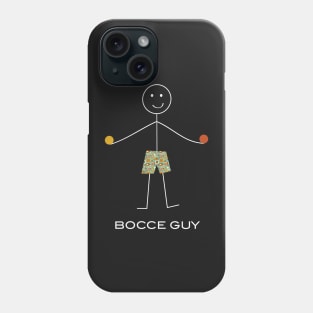 Funny Bocce Ball Guy Phone Case