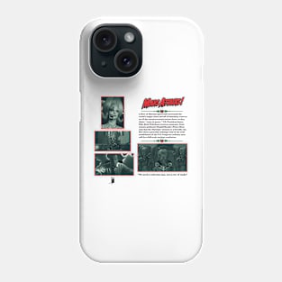 Mars Attacks Synopsis Design Phone Case