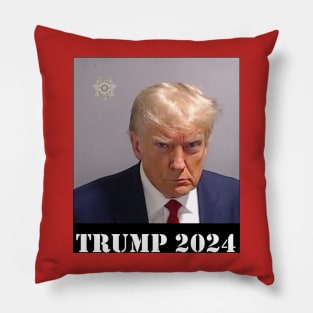 TRUMP 2024 MUGSHOT Pillow