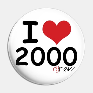 I Love 2000 Pin