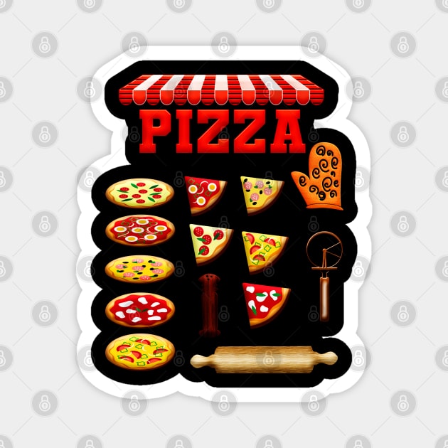 Pizza Lovers Magnet by holidaystore