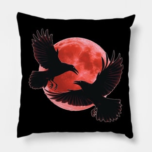 Murder Under The Blood Moon Pillow