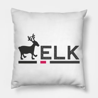 Bull elk Pillow