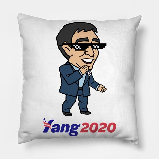 Yang - Pardon on 4/20 Pillow by twenty20tees