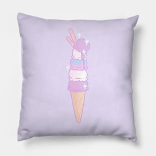 intersex ice cream Pillow