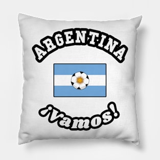 ⚽ Argentina Football, República Argentina Flag, Team Spirit Pillow