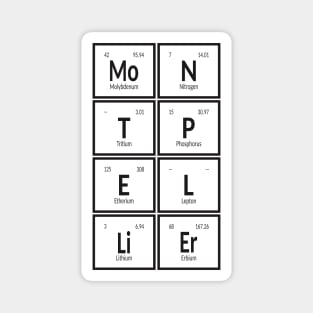 Montpellier City | Periodic Table Magnet