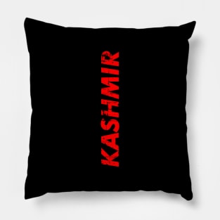 Kashmir The Homeland Of Kashmiri's - Occupied by Indian Army Pillow