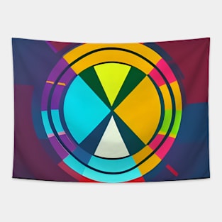 Rainbow Circles Tapestry