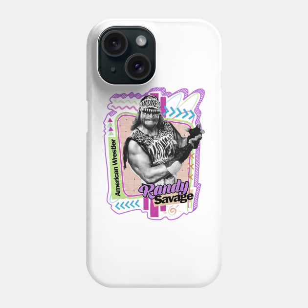 Randy Savage - Pro Wrestler Phone Case by PICK AND DRAG