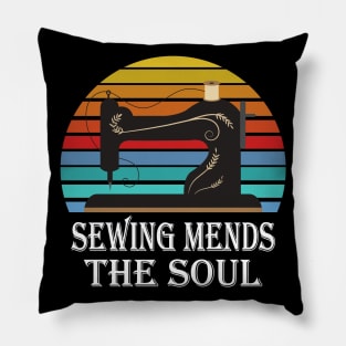 Sewing mends the Soul-Christmas 2023 Pillow