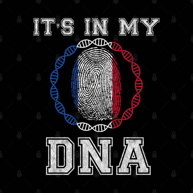 France  It's In My DNA - Gift for French From France by Country Flags