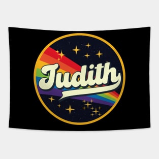 Judith // Rainbow In Space Vintage Style Tapestry