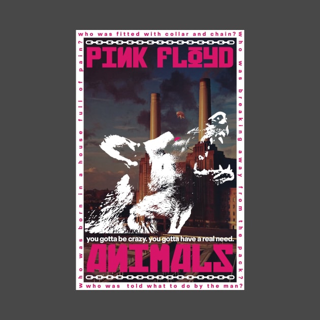 PINK FLOYD ANIMALS by BBurn_Art