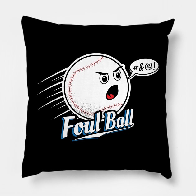Foul Ball Pillow by Finji