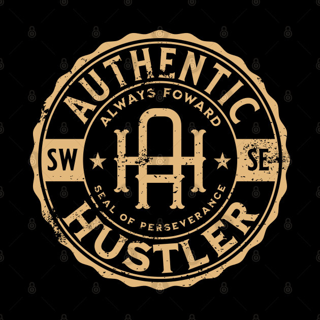 Authentic Hustler distressed seal by SpaceWiz95