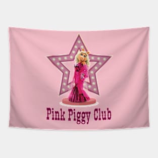 Pink Piggy Club Tapestry