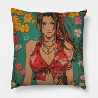 Aerith Gainsborough FF7 Final Fantasy VII Rebirth Pillow