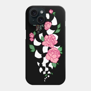 Beetlejuice Sandworm Floral Phone Case