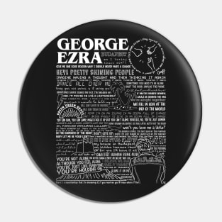 George Mix (white) Pin