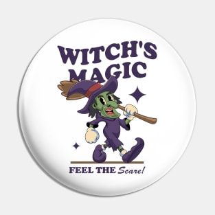 Funny Witcher Halloween Pin