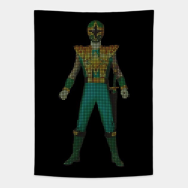 GREEN SAMURAI RANGER POWER RANGERS NINJA STORM Tapestry by TSOL Games