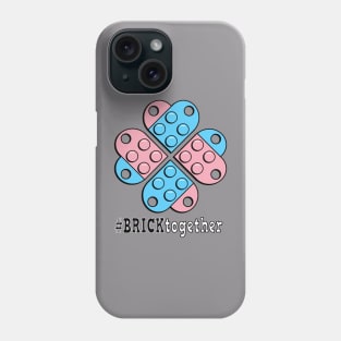 Brick Together Flower Power Trans Support Phone Case