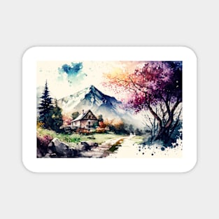 Sunlit Landscape Magnet