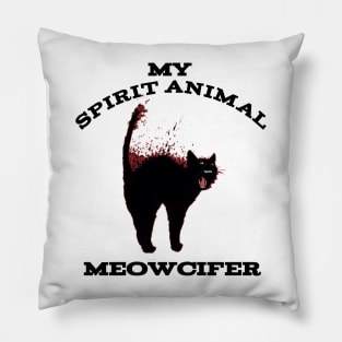 Meowcifer Pillow