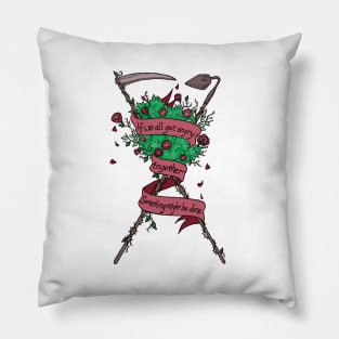 Angry Together Pillow