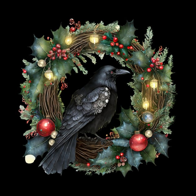 Raven in the Wreath by Offbeat Oddities