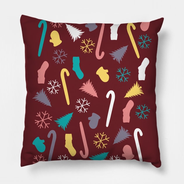 Happy New Year Holiday Vibes Pillow by Day81