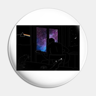 Space Capsule Pin