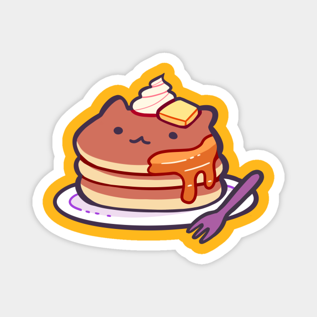 Cat Pancakes - Cat - Magnet | TeePublic