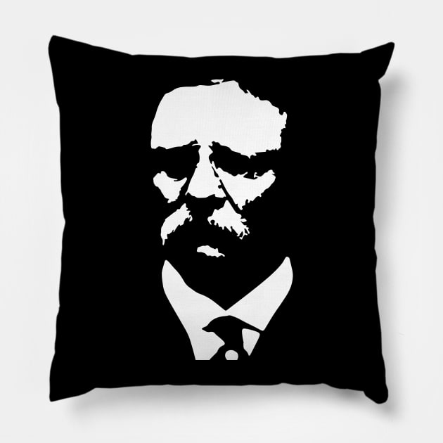Theodore Roosevelt Jr. 26th President of the United States Pillow by FOGSJ