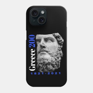 Greek Independence Day 200th Anniversary 1821 Bicentennial Statue Phone Case