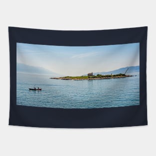 San Marino Island in Novi Vinodolski, Croatia Tapestry