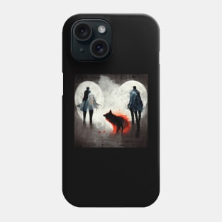 Ghost and the Wolf Phone Case