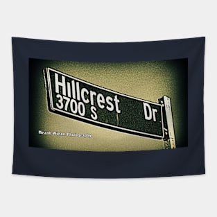 Hillcrest Drive, Los Angeles, California by Mistah Wilson Tapestry