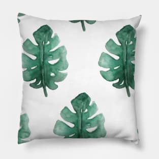 palm leaves pattern design Pillow